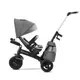 Велосипед детский трехколесный с родительской ручкой KiderKraft EASYTWIST Platinum Grey / Коляска толокар