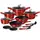 Набор посуды 15 пр MetalliС Line Burgundy Edition Berlinger Haus BH-1226N