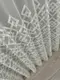 Готовая тюль (2,5х2,7м.) из ткани бамбук с вышивкой. Цвет молочный. Код 1485т 42-0507