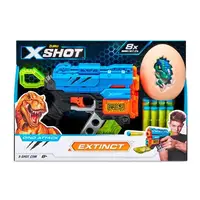 Скорострельный бластер X-Shot Dino Extinct New 1 яйцо 8 патронов (4870R)