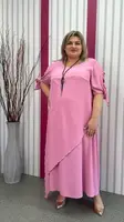 Нарядное праздничное платье " Греция "  свободного покроя с подвеской в комплекте 62-64 66-68 70-72 74-76