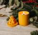Аромасвічка CUPID SANTAL YELLOW 100% WOOD WAX 165g 35h Гранд Презент NAC 1032Y