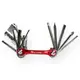 Мультитул West Biking 0719007 10в1 Red карманный набор инструментов для велосипеда