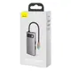 HUB адаптер BASEUS Type-C Metal Gleam Series 4-in-1 Multifunctional Docking Station |2USB, HDMI, Type-C, 100W PD| (CAHUB-CY0G)