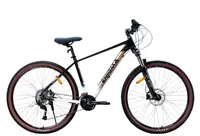 Велосипед Спортивный 29 дюймов Corso Enigma NG-747 оборудование Shimano Alivio алюминиевая рама 19 дюймов 27 скоростей. Black and Gold (194759)