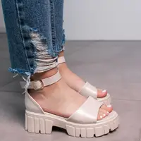 Женские босоножки Fashion Callie 3607 36 размер 23 см Бежевый