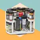 Специалист Spice Spinner Two-Tiered Spice Organizer, Поворотная подставка для специй, Карусель для специй