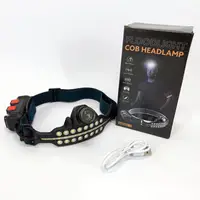 Ліхтар налобний BL-W690-LTS+SMD white+red сенсорний (з датчиком руху), світлодіодний налобний ліхтарик