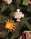 Елочная игрушка Alessi Le Palle Quadrate Snowray 10х6х10,2 см