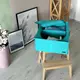 Короб для хранения вещей со съемной перегородкой 50*41*18 см ORGANIZE (лазурь)