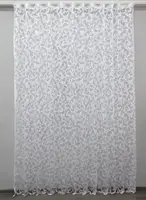 Готова тюль (3,5х2,7м) з тканини жакард. Колір білий. Код 1147т 42-0608