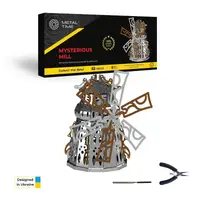 Коллекционная модель-конструктор Metal Time Mysterious Mill механическая ветряная мельница MT054