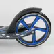 Самокат детский "Best Scooter", с PU колесами, зажимом руля и 1 амортизатором. Black and Blue (88915)