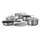 Набор посуды 12 пр Moonlight Edition Berlinger Haus BH-6102