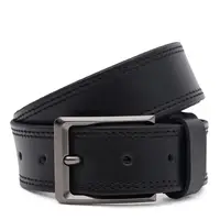 Мужской кожаный ремень Borsa Leather 115vfx80-black