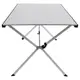 Стол Bo-Camp Lamel 121x80 cm Aluminium (1404438)