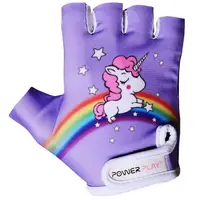 Велоперчатки PowerPlay 001 Unicorn, Purple 2 XS