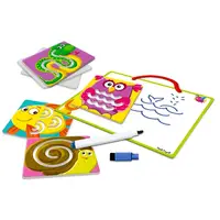 Магнітна дошка з трафаретом "Пиши-витирай Друзі" Vladi Toys VT3601-16