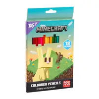 Набір двосторонніх кольорових олівців YES Minecraft Spring 290773 36 кольорів