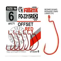 Крючки Офсетные Fanatik FO-3315R №6 6шт.