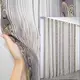 Тюль (3х2,7м.) с креп-шифона. Цвет баклажановый с золотистым. Код 1335т 42-0057