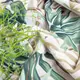 Ткань бязь ранфорс для постельного белья, хлопок, 130 гр/м2, 240 см M 11038/2 монстера