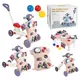 Детская музыкальная каталка, 7 в 1, столик, звук, пальчиковые игры. Multicolor (158041)