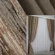 Комбинированные 2шт.1,4х2,7м. шторы из ткани лён Цвет коричневый с терракотовым Код 014дк 277-483ш 10-558