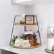 Полка угловая для ванной комнаты и пренадлежностей,кухонная для специй ,органайзер на два яруса настольная