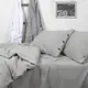 Постельное белье Lotus Home Washed cotton - Daften antracite полуторный
