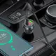 Адаптер автомобильный Hoco Unimpeded car charger with digital display NZ12B |1USB/1Type-C, PD/QC, 48W/3A|