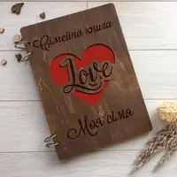 Деревянная семейная книга для фотографий