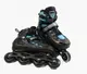 Роликовые коньки 2-19 L Best Roller колеса PU светятся. Black and Blue (размер 39-43) (186959)