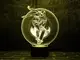 Сменная пластина для 3D светильников "Скейтбордист" 3DTOYSLAMP