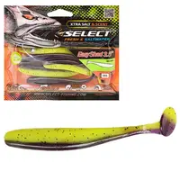 Приманка SeleСt Easy Shad G-2434 8 см Сol.201 5 шт/уп желтая