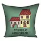Подушка c принтом габардиновая My home is where you are! 50x50 см (5P_17L098)