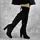 Женские ботфорты Fashion Sylvia 1281 40 размер 26 см Черный