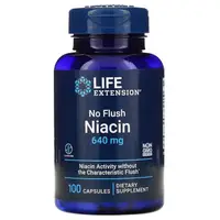Витамины и минералы Life Extension No-Flush Niacin, 100 капсул