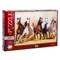 Пазл "Horses" Danko Toys C380-04-05, 380 эл.