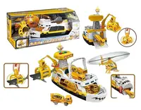 Ігровий набір Корабель Pituso, катер, акула, транспорт. Yellow (125769)