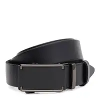 Мужской кожаный ремень Borsa Leather 115v1genav29-black