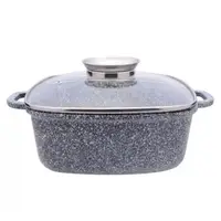 Кастрюля с крышкой Vezzer VZ8014 22х22 см 3.5 л серая