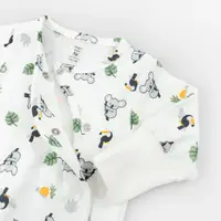 Чоловічок для немовлят з начісом діагональна застібка Koala