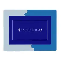Коврик суперпоглощающий в ванночку 120*150см прямоуголь. R30937-150 (фиолетово-голубой)