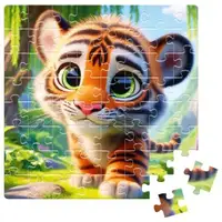 Пазлы "De.tail. Милый тигренок" 64 детали