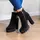 Ботильоны женские Fashion Galaxy 3255 40 размер 25,5 см Черный