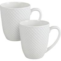 Набір кружок Krauff Brilliant collection 21-316-004 410 мл 2 шт білий