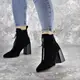 Ботильоны женские Fashion Springer 2404 38 размер 24,5 см Черный