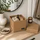Органайзер ORGANIZE для мелочей с крышкой XS - 17*16*16 см (бежевый)