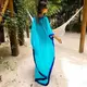 Туника пляжная от XL до 6XL Белая и голубая